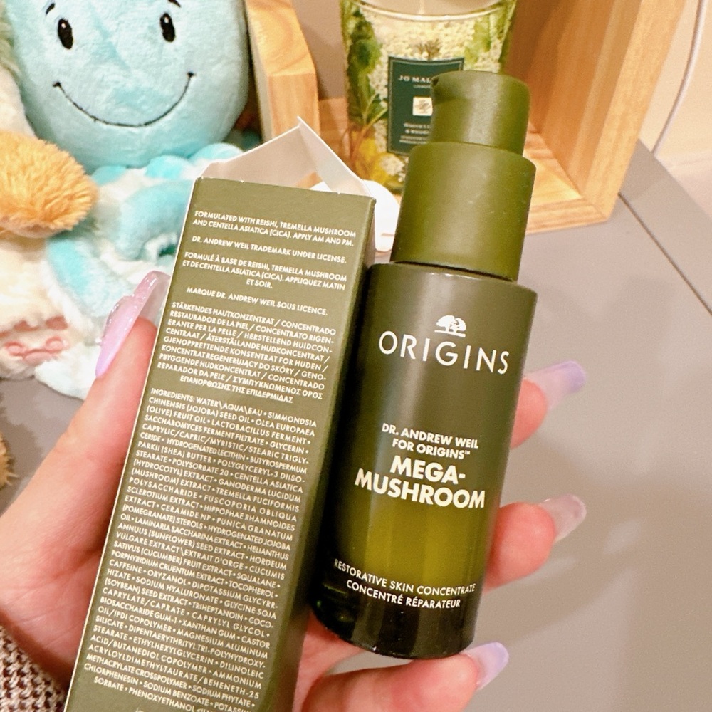 Origins Mega-Mushroom Restorative Skin Concentrate/Serum/NWB